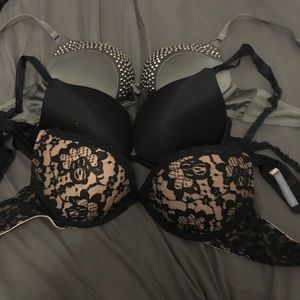 Set of 3 Aerie 34A push-up bras